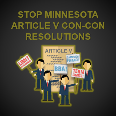 Stop Minnesota Article V Con-Con Applications