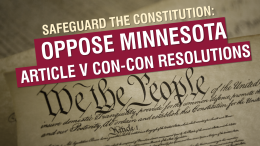 Stop Minnesota Federal Constitutional Convention Resolutions