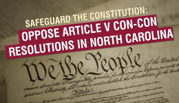 Stop North Carolina Federal Constitutional Convention Resolution HJR 379