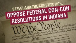 Stop Indiana Federal Constitutional Convention Resolution SJR 21
