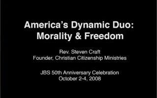 Americas Dynamic Duo: Morality and Freedom