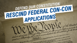 Support North Carolina Con-Con Rescission Bill SB 262